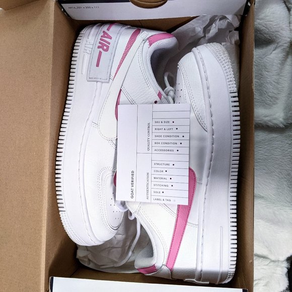 Nike Air Force 1 Shadow White Magic Flamingo - Picture 2 of 10